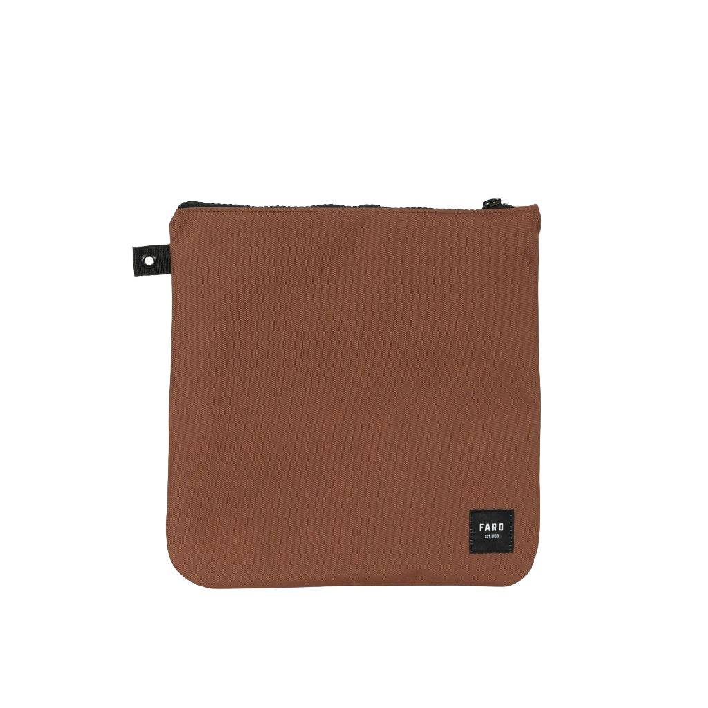 Surfboard Fin Wallet Seal Brown