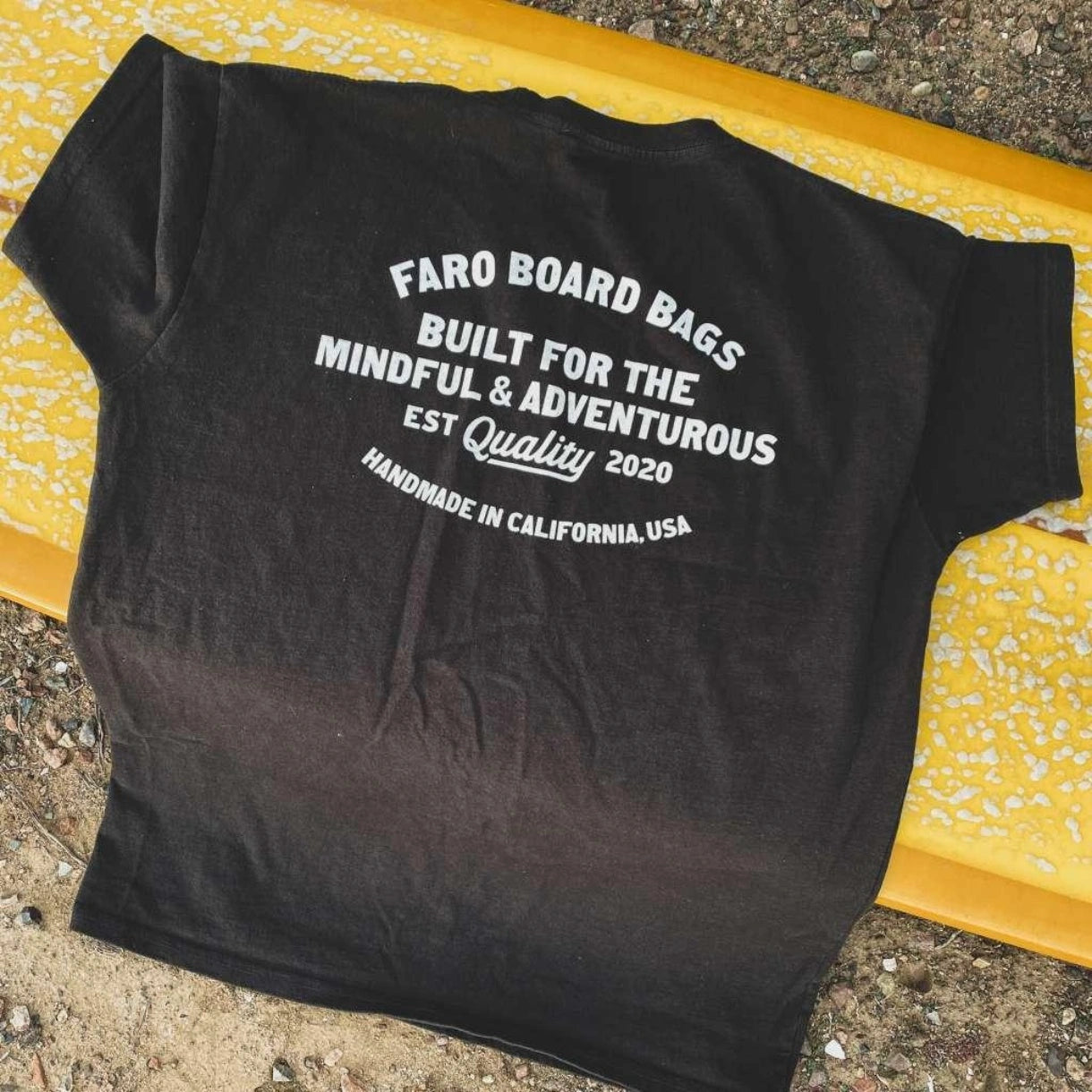 black faroboardbags tee shirt