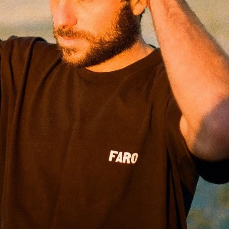 black faro logo shirt