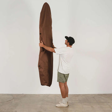 Canvas Surfboard Bag Seal Brown Faro