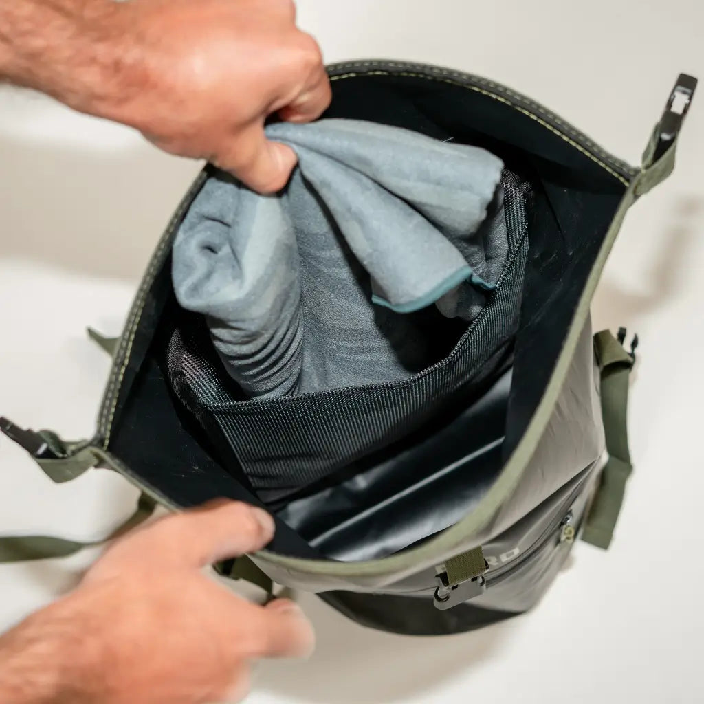 dry bag with internal pocket