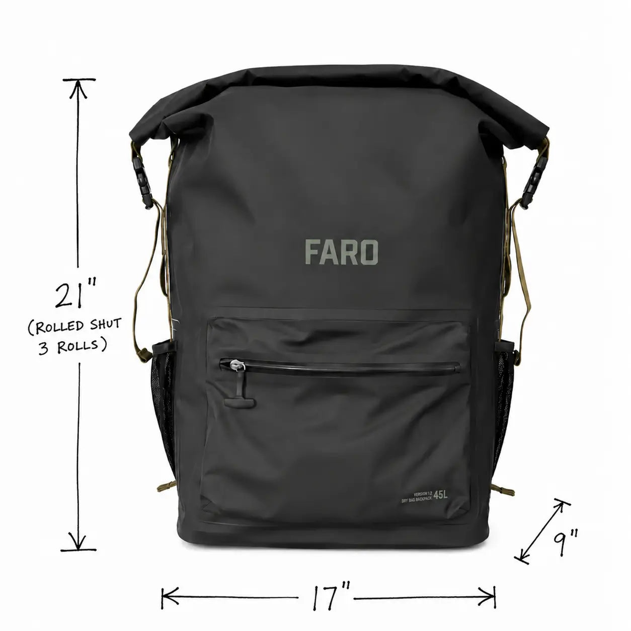 FARO Wetsuit Dry Bag Waterproof Backpack (45L)